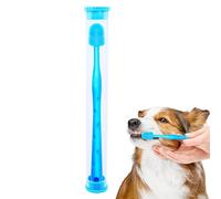 Long Handle Pet Tooth Brush Soft Bristles, Ergonomic Grip Cleaner, Deep Cleaning Head, Easy Hygiene Tool | Portable Long Lasting Reliable Pet Toothbrush For Dogs Cats Mouth Care Routine