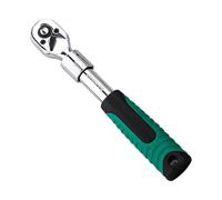 Long Handle Ratchet Scrench, 1/4 3/8 1/2 Inch Extensible Drive | Quick-Release 72-Tooth Socket Spanner for Mechanical Engineering, and Car Repair