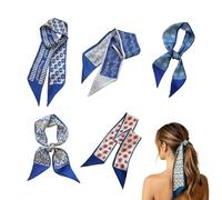Long Headband Scarf Set, Fashion Hair Wrap Pack, with 6cm Multi Style Hair System Set, Smooth Fabric Accessory Build Sets, Modern Elegant Design Style, Soft Fabric Beauty Build, for Party Use Kit