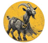 Long-Horned Chèvre | pour Adultes |Style Dessin animé| 1000pcs (67.5x67.5cm) Puzzles Jeux ÉduChatifs Puzzles De Décoration Intérieure