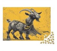 Long-Horned Chèvre | pour Adultes |Style Dessin animé| 1000pcs (75x50cm) Puzzles Jeux ÉduChatifs Puzzles De Décoration Intérieure