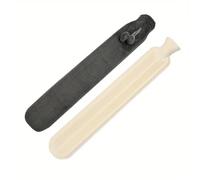 Long Hot Water Bottle Bag with Detachable Cover, Rubber Waist, Hand, and Foot Warmer 1L Pour Ventre Cou(Darkgrey)