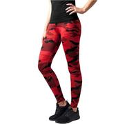 Urban Classics Ladies Leggings, Multicolore (Red Camo), XS Femme