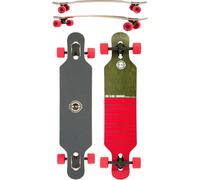 Long Island Duo Twintip Longboard roues blanches