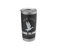 Long Island New York Vintage LI NY Duck établi en 1640 Gobelet isotherme en acier inoxydable double paroi