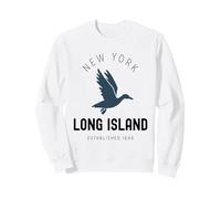 Long Island New York Vintage LI NY Duck établi en 1640 Sweatshirt