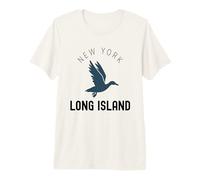 Long Island New York Vintage LI NY Duck établi en 1640 T-Shirt Haut de Gamme