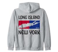 Long Island New York Vintage NY Classic LI Est. 1640 Design Sweat à Capuche