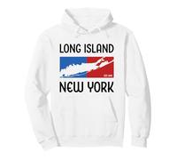 Long Island New York Vintage NY Classic LI Est. 1640 Design Sweat à Capuche