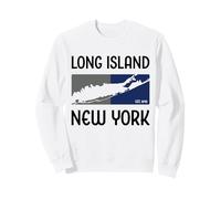Long Island New York Vintage NY Classic LI Est. 1640 Design Sweatshirt