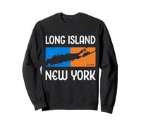 Long Island New York Vintage NY Classic LI Est. 1640 Design Sweatshirt