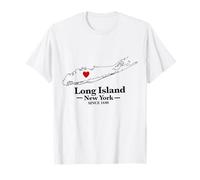 Long Island NY Carte Native Long Islander NYC T-Shirt