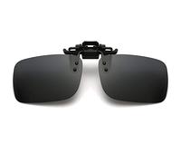 Long Keeper Clip Lunettes de Soleil Polarisées - Clip Solaire pour Lunettes de Vue, Sur Lunette de Soleil Polarisé Clipsable pour Femme Homme
