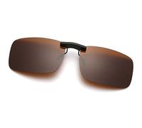 Long Keeper Clip Lunettes de Soleil Polarisées Unisexes, Clip Solaire pour Lunettes de Vue, Sur Lunette de Soleil Polarisé Clipsable pour Homme Femme