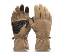 Long Keeper Gants de Ski d'hiver pour Homme et Femme Gants Thermiques étanches Vent Antidérapant Respirant à écran Tactile pour La Pêche sur Glace, Le Ski, Le Snowboard, Le Cyclisme. (Kaki)