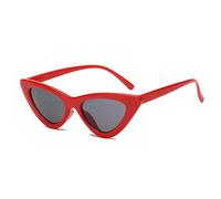 Long Keeper Lunette De Soleil Femme Oeil de Chat Mode Cateye Lunette Vintage Forme Chat Triangle UV400