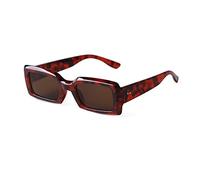 Long Keeper Lunettes de Soleil Rectangulaires Femme Unisex Lunette Vintage Retro avec Verre Carré Moda Protection UV400