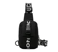 Long Keeper Sacoche Homme Bandouliere - Petit Sac de Poitrine Sling Bag Imperméable Sac à Dos Bandoulière pour Homme Femme Voyage Randonnée Sports