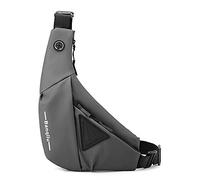 Long Keeper Sacoche Homme Bandouliere - Sac de Poitrine Sling Bag Imperméable Sac à Dos Bandoulière pour Homme Femme Voyage Randonnée Sports