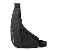 Long Keeper Sacoche Homme Bandouliere - Sac de Poitrine Sling Bag Imperméable Sac à Dos Bandoulière pour Homme Femme Voyage Randonnée Sports