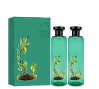 Long-Lasting Botanical Essential Oil Hair Dye, Mild Formula Long Lasting Hair Dye Set, for Gray Hair Coverage,Coloring, Cleansing,Conditioning,for all Hair Types