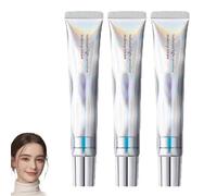 Long-Lasting Hydrating Waterproof Makeup Cream,Natural Oil Control Primer,Isolation Light Sensitive Makeup Cream,Brightens Skin Tone, Moisturizes And Is Light (3pcs)