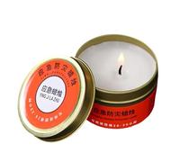 Long Lasting Survival Candle, 30 heures Tea light in Flat Container, Windproof Long Burning Food Warmer Candle for Home, Camping, Emergencies Use, 2,36 x 2,36 pouces, 1 pièce
