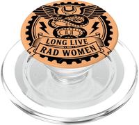 Long Live Bad Women Biker Moto Rider Humour PopSockets PopGrip pour MagSafe