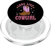 Long Live Funny Western Country Southern Cowgirl PopSockets PopGrip pour MagSafe