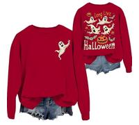 Long Live HaLLoween Sweat-shirt Halloween Chemises Spooky Season Sweatshirt, Vive HaLLoween A Shirt, bordeaux, L