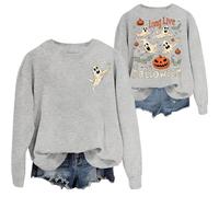 Long Live HaLLoween Sweat-shirt Halloween Chemises Spooky Season Sweatshirt, Vive HaLLoween A Shirt, gris, XXL