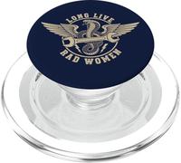 Long Live Rad Femme Mécanicien Motard Cobra PopSockets PopGrip pour MagSafe