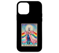 Long Live The Drag-Queen Carte de tarot humoristique Squelette LGBT Gay Coque pour iPhone 12 mini