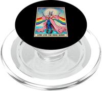 Long Live The Drag-Queen Carte de tarot humoristique Squelette LGBT Gay PopSockets PopGrip pour MagSafe