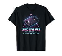 Long Live VHS Retro 80s Nostalgie Funny Throwback Old School T-Shirt