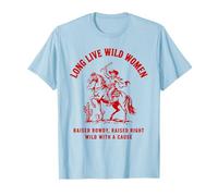 Long Live Women Wild West Cowgirl Rodéo Western Design T-Shirt
