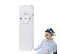 Long MP3 Player - Digital Audio Player, rechargeable Music Gadget, compact Portable avec emplacement de mémoire extensible prenant en charge 32 Go | Exercice de voyage Sports de loisirs Gadget amusant