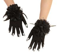 Long Nails Gants De Sorcières pour Halloween Cosplay Costume Glants Wizard Gloves Party Spèmes Adultes Unisexe Play Accessoire Accessoires Halloween Cosplay Accessoires