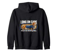 Long on Care Short on Nothing Else Nurse Teckel Sweat à Capuche