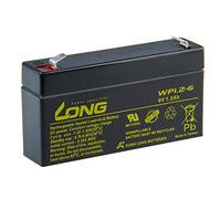 LONG PBLO-6V001,2-F1A Batterie au plomb-acide F1 6 V 1,2 Ah