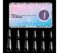 Long Press Nails, Long Almond Press Nails, Almond Shape Press Nails, Tight Fit Nail Decorations, Press Nails For Parties, Press Nails For Shopping, Press Nails For Dating