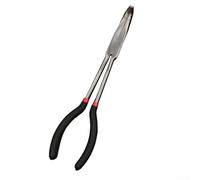 Long Reach Needle Nose Pliers 11 Inch Straight Tip(90 degree bend)