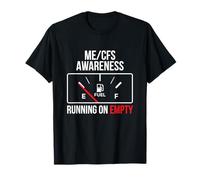 Long réservoir Vide de Sensibilisation à la Fatigue Chronique ME/CFS T-Shirt