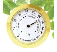 Long Serving Life: themetal construction of this hygrometer provides dependable, long-lasting performance, while thestable pointer provides enduring accuracy without therisk of breakage
