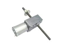Long Shaft Electirc electronic starter 12V DC electronic starter 6V Threaded Shaft Double Shaft For DIY parts JGB37-370S with Flange IINKUEYK(24v42rpm,Package B)