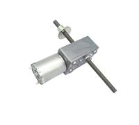 Long Shaft Electirc electronic starter 12V DC electronic starter 6V Threaded Shaft Double Shaft For DIY parts JGB37-370S with Flange IINKUEYK(12v130rpm)