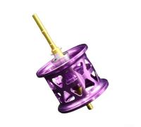 Long Shaft Shallow Spool for pour abu Max CNC Aluminum Long Shaft | Direct fit for pour abu MAX, CNC machined aluminum, long shaft design, black red purple yellow