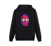 Long Sleeve Hooded Sweatshirt Fashion PNL Le Monde Chico Rap Cotton Blend Hoody M
