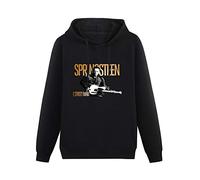 Long Sleeve Hooded Sweatshirt Ruce Springsteen and The E Street Band Poster Cotton Blend Hoody L