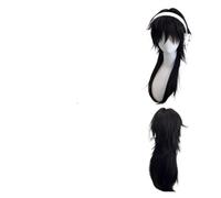 Long Straight Synthetic Mullet Head Wig Wolf Tail Layered Fluffy Women And Men Wig For Daily Party Cosplay(T1B/613)